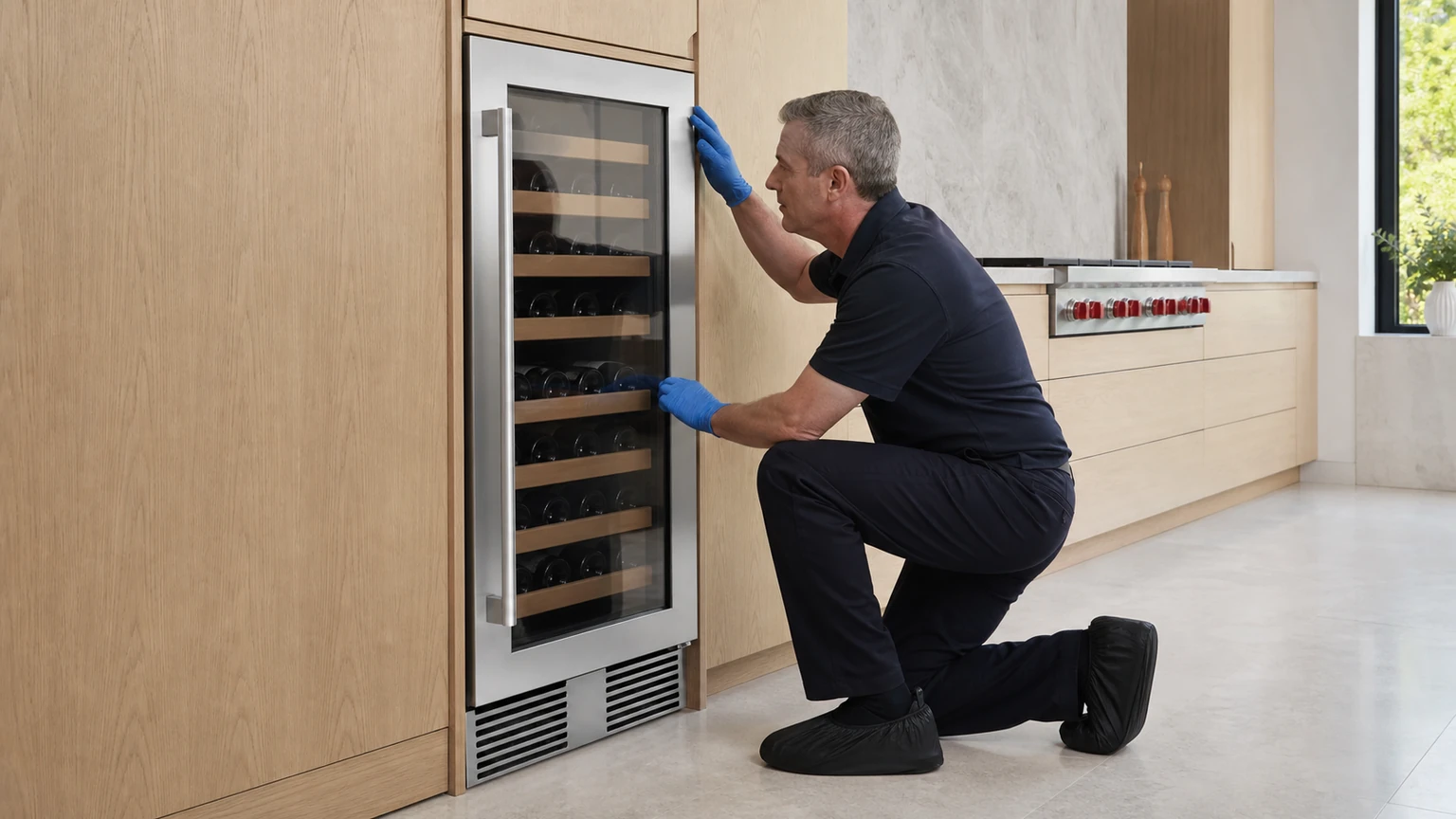 Wine cooler diagnostic visit in Englewood Cliffs